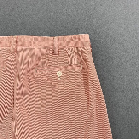 Banana Republic Shorts Mens Size 38 Pin Stripe Flat Front Cotton 11" Inseam - Picture 15 of 16